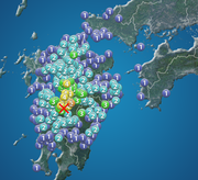 熊本県熊本地方で地震　最大震度5弱　津波の心配なし