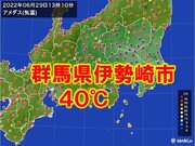 群馬県伊勢崎市で40　今月2回目の40　異例の猛暑