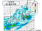 関東甲信　夜遅くにかけて雷雨や激しい雨　雨雲が予想以上に発達すると警報級の大雨に
