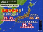 猛暑日が今年最多　都心で33超　あすは更に危険な暑さ　福島38　外出は控えて