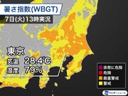 小暑の東京は蒸し暑さ大　暑さ指数は軒並み上昇        