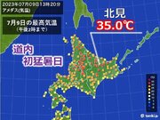 北海道　今年初めての猛暑日に　引き続き熱中症に警戒