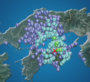 徳島県北部でM4.4の地震　岡山・徳島・香川で震度3　津波の心配なし
