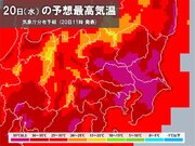 関東　猛暑復活　東京都心は34台　午後は35超え続出か