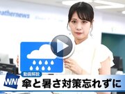 あす7月22日(金)のウェザーニュース お天気キャスター解説