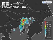 横浜市などに大雨警報　東京都心も一時的に激しい雨に        