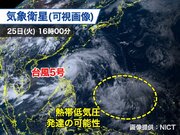 日本のはるか南で熱帯低気圧が発生か　発達して沖縄に接近する可能性も