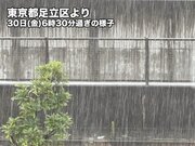 東京23区内で朝から激しい雷雨　関東は一日を通してゲリラ豪雨に注意