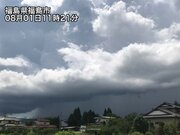 東北でゲリラ豪雨　東京など首都圏も天気急変に注意        