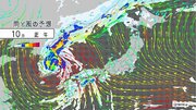 台風6号　離れても影響続く　九州は線状降水帯による大雨も　土砂災害などに厳重警戒