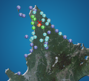 北海道 宗谷地方北部でM5.1の地震　最大震度5弱　津波の心配なし