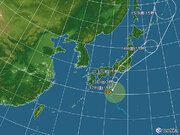 台風8号　土曜の日中に東海・関東に上陸へ　非常に激しい雨や風　線状降水帯発生か