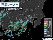 静岡県で土砂降りの雨　雨雲の一部は関東に広がる