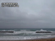 北海道は強風、高波に注意　台風7号は日本海を北上中