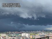 名古屋や大阪などで雷雨に　強い雨で気温は急降下