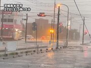 朝は千葉・茨城で土砂降りの雨　関東は山沿いを中心にゲリラ雷雨に注意