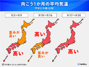 9月は残暑が続く　西日本は雨量が多くなるおそれ　台風シーズンの大雨にも注意