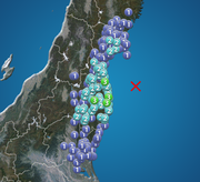 福島県で震度3の地震　津波の心配なし