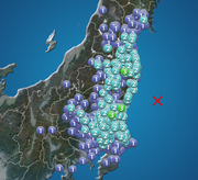 福島県・茨城県で震度3の地震発生
