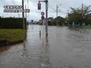 記録的大雨の千葉県は広範囲で冠水　茂原市などは水がひざ上に