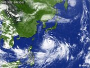 中国地方　明日(17日)から台風14号の影響で風が強まるおそれ