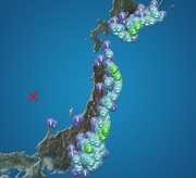 北海道・東北・関東で震度3の地震　M6.1　津波の心配なし