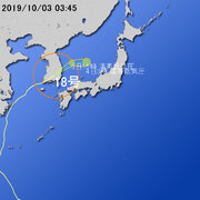 【台風第１８号に関する情報】令和元年10月3日04時55分 気象庁予報部発表