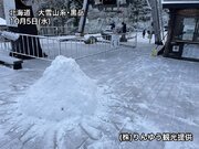 北海道の山は今シーズン最初の本格的な雪　利尻山では初冠雪