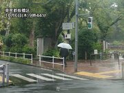 前線停滞し関東は断続的に雨　北海道の日本海側は時雨