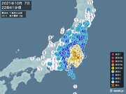 昨夜、震度5強の地震の関東　今後1週間程度は注意　12日から13日は広く雨も