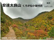 東北　紅葉情報　福島 安達太良山など見頃　週明けは雨のあと霜が降りる寒さに