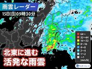 東京など まもなく雨のピークに　土砂降りの雨で道路冠水等に注意