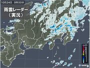 関東　朝から気温上がらず　初冬のような寒さに　夜は再び雨の範囲広がる