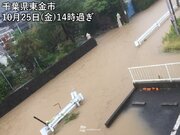 養老川など千葉県内の多数で氾濫危険水位に到達        