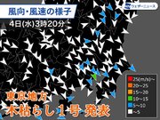 東京で木枯らし1号　3年ぶりの発表