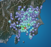 東京都・神奈川県で震度3の地震発生