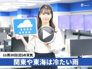 あす11月20日(日)のウェザーニュース お天気キャスター解説