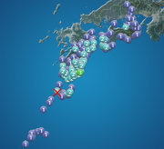 宮崎県で震度3を観測する地震　津波の心配なし        