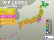 東京22超など今日は各地暖かい 明日は初冬の寒さ戻る