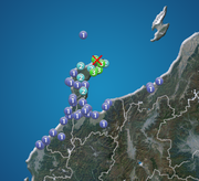 石川県能登地方でM4.4の地震　最大震度3　津波の心配なし