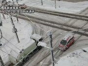 北日本は大雪で青森市内で40cm近い積雪　西日本でも初雪観測