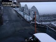 盛岡で5日ぶりに積雪を観測　午後は日本海側で雪や雨が強まる