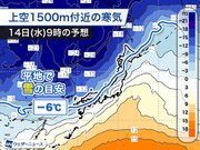 来週は強い寒気南下で真冬の寒さ　北日本は大雪や荒天のおそれも