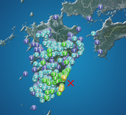 日向灘でM5.4の地震　宮崎県で最大震度4　津波の心配なし