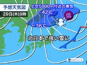 年末年始の帰省・Uターンラッシュは北日本を中心に荒天のおそれ