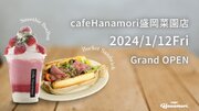 【岩手県盛岡市】cafe Hanamori盛岡菜園店 1/12（金）オープン!