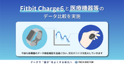 デジタルバイオマーカー開発のテックドクター、23年10月発売のFitbit Charge6と医療機器等のデータ比較（バリデーション）を実施