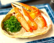 磯丸水産が日本最大級の魚貝フェスティバルに初出店！名物「蟹味噌甲羅焼」のフェス限定バージョンが4日間の限定販売。見逃すな！【蟹味噌甲羅焼 “蟹身ましまし”】