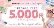 オンラインピル処方サービス「メデリピル」とコラボレーションしたクレジットカード「SAISON CARD Digital＜mederi＞」を発行開始！