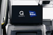 タクシーサイネージメディア「GROWTH」タクシー広告初となるLIVE BOARDマーケットプレイスと媒体連携を開始